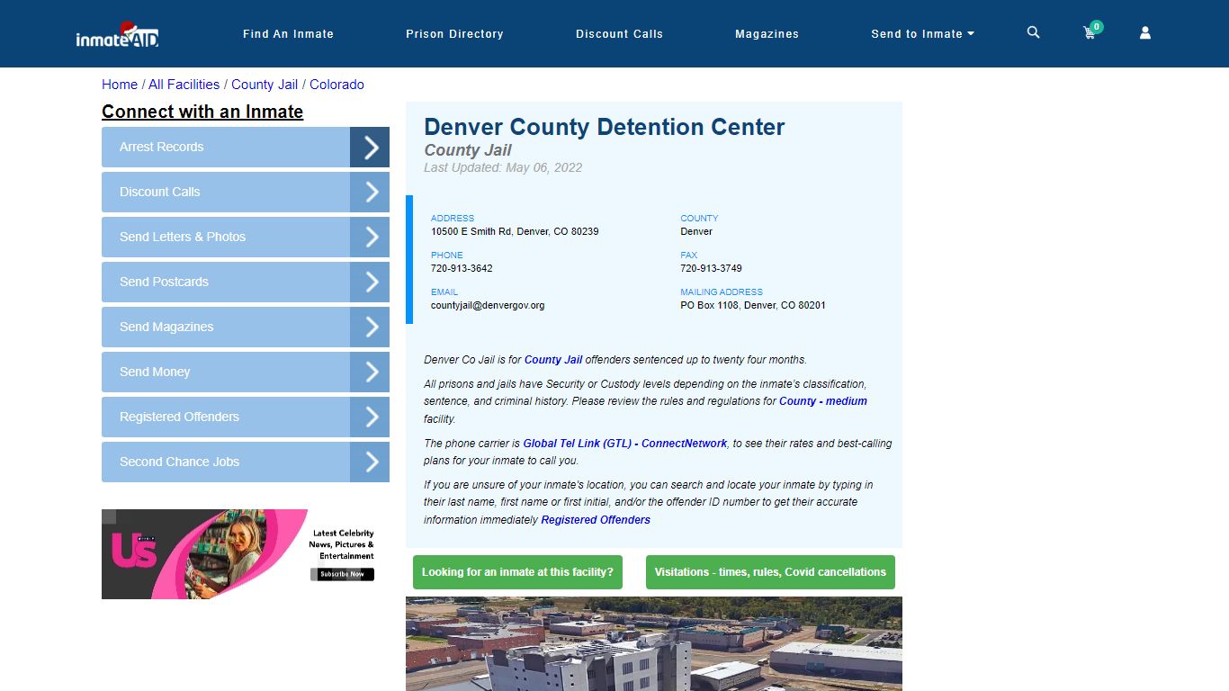 Denver County Detention Center - Inmate Locator - Denver, CO